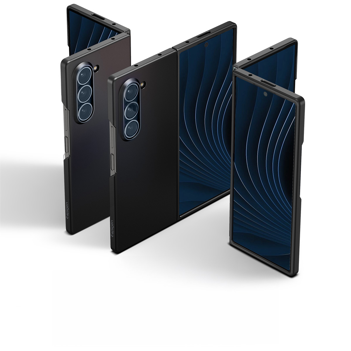 Etui Spigen Air Skin do Galaxy Z Fold6, czarne